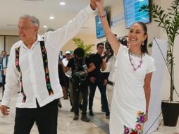 Claudia Sheinbaum se comprometió a dar continuidad a las iniciativas del Presidente Andrés Manuel López Obrador durante su mandato. ESPECIAL / Fotografía de Andrés Manuel López Obrador en Facebook