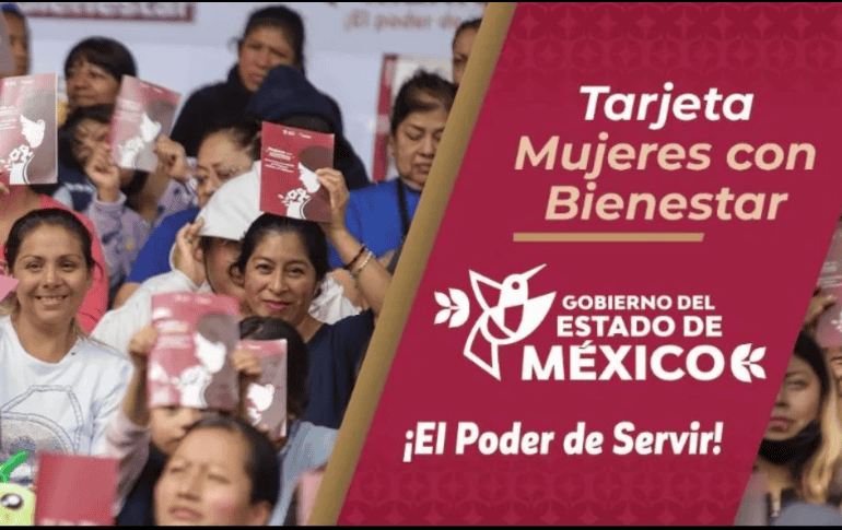 Los apoyos de Mujeres con Bienestar se entregan de manera regular y periódica, para contribuir al sustento familiar y mejorar sus condiciones de vida. ESPECIAL/ X/ @EstatalEdomex.