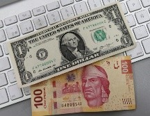 El peso mexicano cotiza en los mercados internacionales alrededor de los 18.32 pesos por dólar. NTX/ ARCHIVO