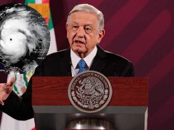 “Salvar vidas es lo más importante y no van a quedar desamparados”,  dijo López Obrador. SUN / ARCHIVO / NOAA