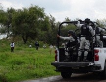 En el operativo participaron integrantes de la célula de búsqueda de Tlajomulco, oficiales de la Secretaría de Seguridad del Estado, de la Guardia Nacional, entre otras personas. ESPECIAL / COBUPEJ