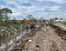 Elementos de Protección Civil evaluaron los daños de la lluvia de ayer en viviendas de Villa Fontana; seis de ellas presentaron afectaciones. ESPECIAL / UEPCBJ