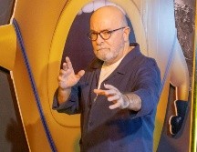 Andrés Bustamante durante la función de estreno de 