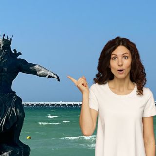 ¿Quién es Poseidón, dios del mar que tiene una estatua en Yucatán?