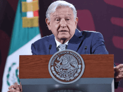 Andrés Manuel López Obrador, durante la mañanera, en una imagen de archivo. SUN