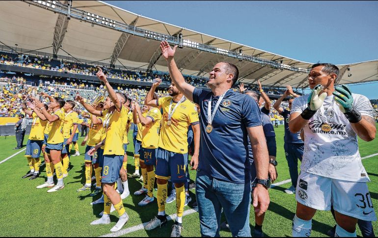André Jardine espera que su equipo no se conforme con haber logrado dos títulos en fila y con ello buscar el tercero consecutivo. IMAGO7
