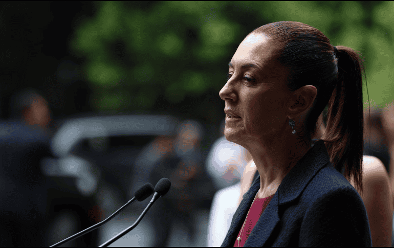 Claudia Sheinbaum Pardo, virtual Presidenta electa de Mexico, ofreció una conferencia de prensa tras encuentro con la International Monetary Conference (IMC). SUN/ Foto de D. Simón Sánchez/RDB.