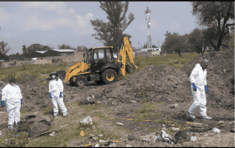 En total, suman, 11 cuerpos localizados, así como una osamenta encontrada. ESPECIAL.