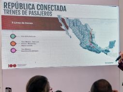 La futura presidenta prevé revivir los trenes de pasajero en México. ESPECIAL / INSTAGRAM / @claudia_shein