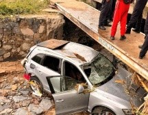 Ayer la crecida de la corriente arrastró la camioneta en la que circulaba la joven. X/UMPCyBZ