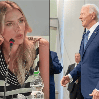 Scarlett Johansson critica a demócratas por especular sobre sustituir a Biden