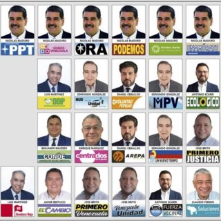 ¿Por qué Maduro aparece 13 veces en la boleta de la elección presidencial de Venezuela?