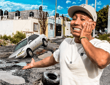 El youtuber Julay mostró como se encuentran las calles de la ciudad con más baches de México. ESPECIAL / YouTube Julay