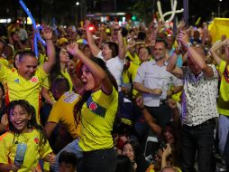 Aficionados colombianos disfrutaron el miércoles las semifinales de la Copa América 2024. AFP / ARCHIVO