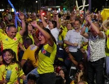 Aficionados colombianos disfrutaron el miércoles las semifinales de la Copa América 2024. AFP / ARCHIVO
