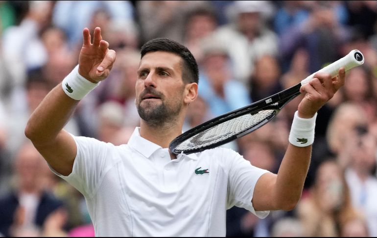 “Nole” espera tocar la música de su campeonato 25 de Grand Slam. ap/k. Wigglesworth