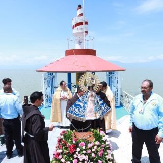 Llega la Virgen de Zapopan al Lago de Chapala