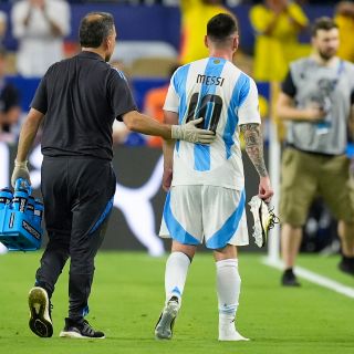 Messi se lesiona y abandona la final de la Copa América; así le quedó el tobillo