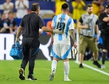 el capitán albiceleste arrojó sus botines y se puso a llorar. AP / R. Blackwell
