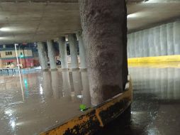 Diversas vialidades quedaron bajo el agua. ESPECIAL