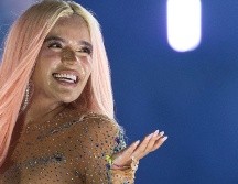 La colombiana ganadora de Grammys fue la encargada de entonar el himno colombiano, mientras que Abel Pintos lo hizo con el de Argentina. EFE/ ARCHIVO