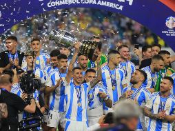Ángel Di María soñó con el triunfo de la Copa América. EFE / C. Herrera