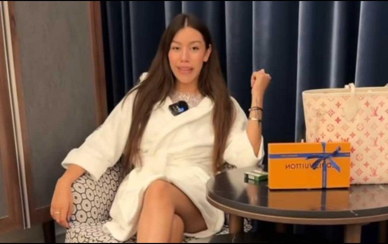 Valentina se volvió viral por comentarios clasistas hacia México. ESPECIAL / @valentina.kczr en TikTok