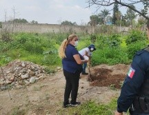Se dio parte al Ministerio Público y personal del Instituto Jalisciense de Ciencias Forenses para procesar el punto. CORTESÍA