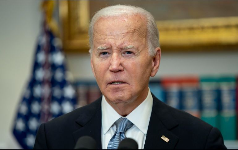 Biden subrayó que no va a bajarse de la contienda. 