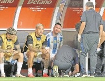 Messi no terminó la Final de la Copa América. AFP/C. Triballeau