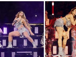 La cantante colombiana otorgó un espectáculo de poco más de 7 minutos en la final de la Copa América. ESPECIAL / X: @Shakira