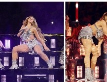 La cantante colombiana otorgó un espectáculo de poco más de 7 minutos en la final de la Copa América. ESPECIAL / X: @Shakira