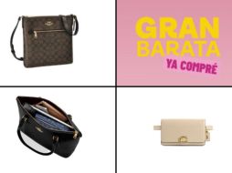 La Gran Barata Liverpool pone en 30 por ciento de descuento estos bolsos Coach. ESPECIAL/Liverpool