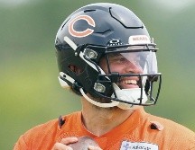 El mariscal de campo Caleb Williams tendrá su primer campamento de prácticas en Chicago. AFP/M. Reaves