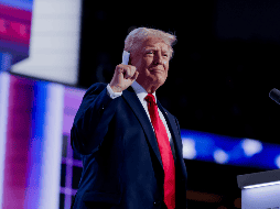 Percibiendo cierta oportunidad política después de su experiencia casi letal, el republicano adoptó un nuevo tono con la esperanza de que le ayude a generar incluso más ímpetu en una elección que parece inclinarse a su favor. EFE / A. Dinner