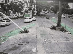 El poste cayó sin motivo aparente. EL INFORMADOR.