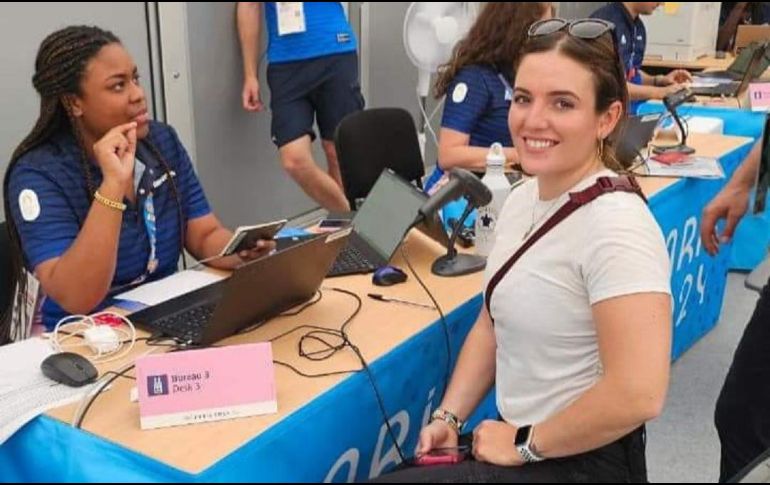 Sofía Reinoso, quien participará en canotaje, fue la primera atleta mexicana en registrarse en la Villa Olímpica, donde México ocupará un edificio completo. X/CONADE