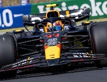 El mexicano Checo Pérez fue el más rápido en la simulación de carrera, lo que refuerza las expectativas positivas para el fin de semana. EFE / Z. Balogh