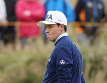 La mala noticia para el golf mexicano llegó con Santiago De la Fuente, quien tuvo un mal día al situarse en el lugar 143 y ser eliminado. EFE / R. Perry