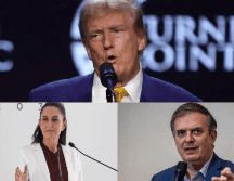 Marcelo Ebrard indicó que lo dicho por Trump conlleva el propósito de ganar adeptos y aseguró que Donald Trump no lo intimida. ESPECIAL