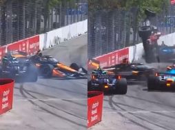 Pato O'Ward vivió momentos de alta tensión durante el Gran Premio de Toronto. ESPECIAL.