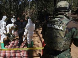 La Semar informó que el hallazgo se dio cuando una patrulla de vigilancia terrestre de personal naval y de la FGR avistaron el laboratorio clandestino. SUN/ ARCHIVO.