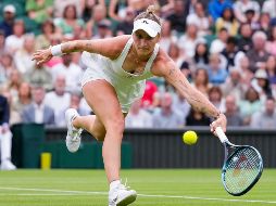Marketa Vondrousova no peleará por repetir un lugar en el podio del tenis olímpico. AP/K. Wigglesworth