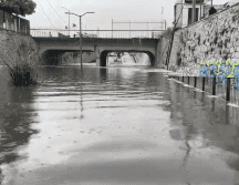 La lluvia de este miércoles dejó inundaciones en Guadalajara. ESPECIAL.