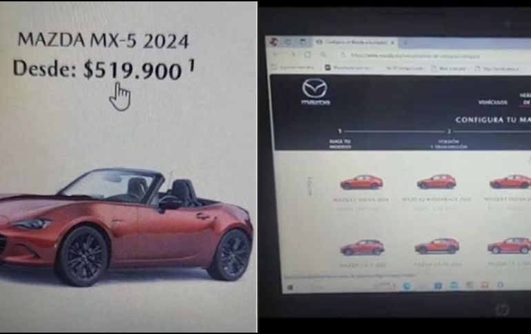 El usuario niega haber alterado la página web de la empresa. Especial/TikTok