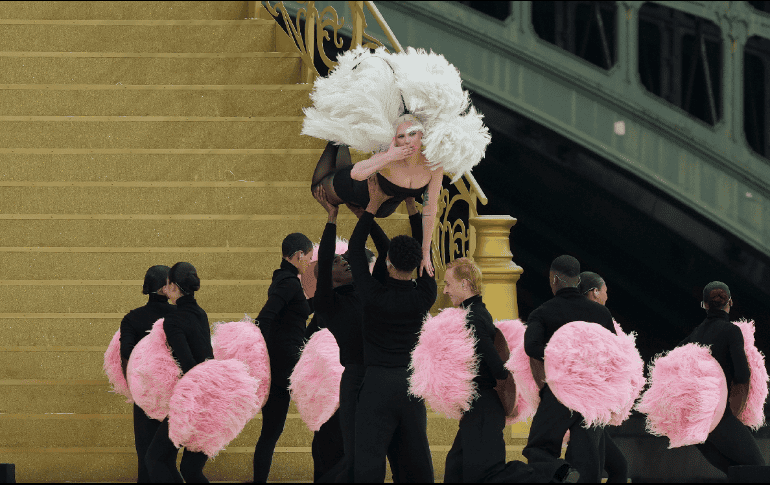 Aunque breve, la presentación de Lady Gaga fue icónica. AP/ L. Bruno