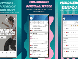 La aplicación oficial te brinda una experiencia integral de los Juegos Olímpicos. ESPECIAL/PLAYSTORE