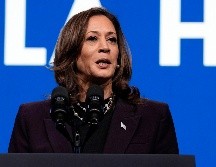 Kamala Harris en la 88 convención nacional de la Federación Estadounidense de Maestros. AP/T. Gutiérrez
