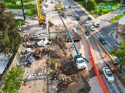 El costo total de la reparación del par de socavones, será de 80 millones de pesos. EL INFORMADOR / A. NAVARRO