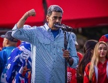 El Consejo Nacional Electoral de Venezuela anunció que el presidente Nicolás Maduro es el ganador de las elecciones del domingo. EFE/ M. Gutiérrez.